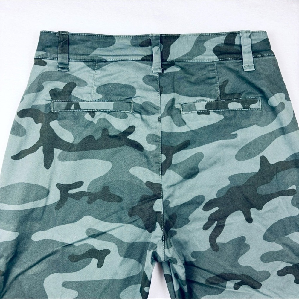 Gap Military Camoflauge Cotton Midrise Safari Slim Stretch Ankle Pants Size 0 - Picture 9 of 13